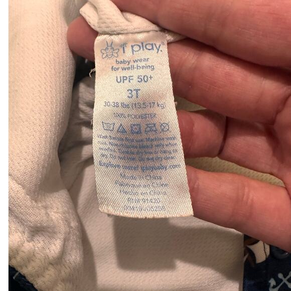 iPlay Reusable Swim Bottoms Diaper Under the Sea Theme UPF 50+, 3T - Picture 3 of 5